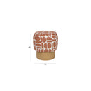 Patterned Fabric Stool | DF Cyril