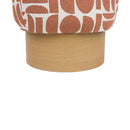 Patterned Fabric Stool | DF Cyril