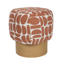 Patterned Fabric Stool | DF Cyril