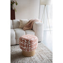 Patterned Fabric Stool | DF Cyril