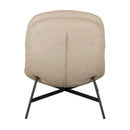 Hospitality furniture - Beige Tufted Lounge Chair - www.oroatrade.com