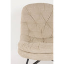 Hospitality furniture - Beige Tufted Lounge Chair - www.oroatrade.com