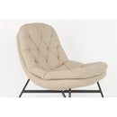 Hospitality furniture - Beige Tufted Lounge Chair - www.oroatrade.com
