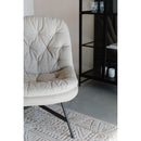 Hospitality furniture - Beige Tufted Lounge Chair - www.oroatrade.com