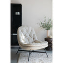 Hospitality furniture - Beige Tufted Lounge Chair - www.oroatrade.com