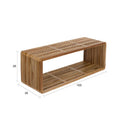 Hospitality furniture - Slatted Teak Coffee Table - www.oroatrade.com