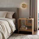 Hospitality furniture - Slatted Teak Nightstand - www.oroatrade.com