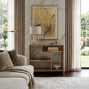 Hospitality furniture - Slatted Teak Console Table - www.oroatrade.com