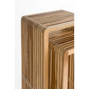 Hospitality furniture - Slatted Teak Plant Stand Set (2) - www.oroatrade.com