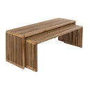 Contract furniture - Slatted Teak Nesting Coffee Tables (2) - www.oroatrade.com