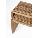 Contract furniture - Slatted Teak Nesting Coffee Tables (2) - www.oroatrade.com
