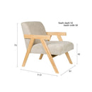 Hospitality furniture - A-Shaped Frame Lounge Chair - www.oroatrade.com