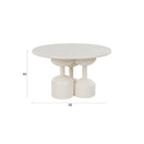 Beige Wooden Modern Side Table | DF Dec