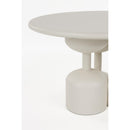Beige Wooden Modern Side Table | DF Dec