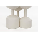 Beige Wooden Modern Side Table | DF Dec