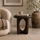 Hospitality furniture - Brown Mango Wood Side Table - www.oroatrade.com