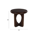 Hospitality furniture - Brown Mango Wood Side Table - www.oroatrade.com