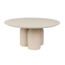 Contract furniture - Beige Round Coffee Table - www.oroatrade.com
