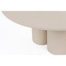Contract furniture - Beige Round Coffee Table - www.oroatrade.com