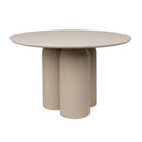 Contract furniture - Beige Round Dining Table - www.oroatrade.com