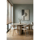 Contract furniture - Beige Round Dining Table - www.oroatrade.com