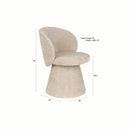 Hospitality furniture - Round Base Curved Dining Chair - www.oroatrade.com
