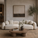 Contract furniture - Beige 4-Seater Sectional Sofa - www.oroatrade.com