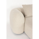 Beige Sofa with Chaise Lounge | DF Perry