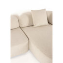 Beige Sofa with Chaise Lounge | DF Perry