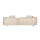 Beige Sofa with Chaise Lounge | DF Perry