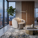 Hospitality furniture - Beige Chunky Lounge Chair - www.oroatrade.com