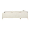 Hospitality furniture - Beige Fabric Corner Sofa - www.oroatrade.com