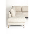 Hospitality furniture - Beige Fabric Corner Sofa - www.oroatrade.com