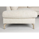 Hospitality furniture - Beige Fabric Corner Sofa - www.oroatrade.com