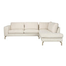 Hospitality furniture - Beige Fabric Corner Sofa - www.oroatrade.com