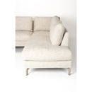 Hospitality furniture - Beige Fabric Corner Sofa - www.oroatrade.com