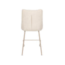 Upholstered High-Back Counter Stools (2) | DF Jacques