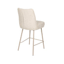 Upholstered High-Back Counter Stools (2) | DF Jacques
