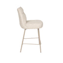 Upholstered High-Back Counter Stools (2) | DF Jacques