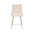 Upholstered High-Back Counter Stools (2) | DF Jacques