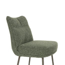 Upholstered High-Back Counter Stools (2) | DF Jacques