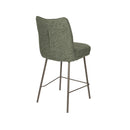 Upholstered High-Back Counter Stools (2) | DF Jacques