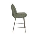 Upholstered High-Back Counter Stools (2) | DF Jacques