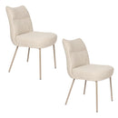 Upholstered High-Back Dining Chairs (2) | DF Jacques