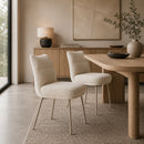 Upholstered High-Back Dining Chairs (2) | DF Jacques