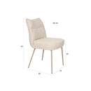 Upholstered High-Back Dining Chairs (2) | DF Jacques