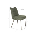 Upholstered High-Back Dining Chairs (2) | DF Jacques