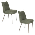Upholstered High-Back Dining Chairs (2) | DF Jacques