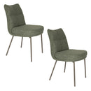 Upholstered High-Back Dining Chairs (2) | DF Jacques