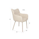Hospitality furniture - Fabric High-Back Lounge Chair - www.oroatrade.com